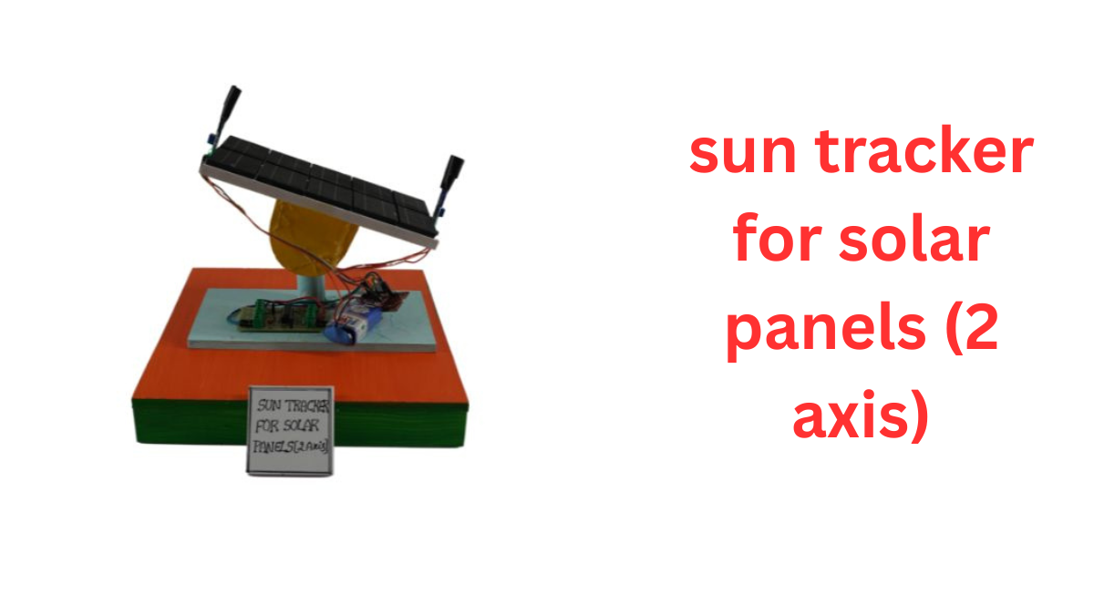 sun tracker for solar panels (2 axis)