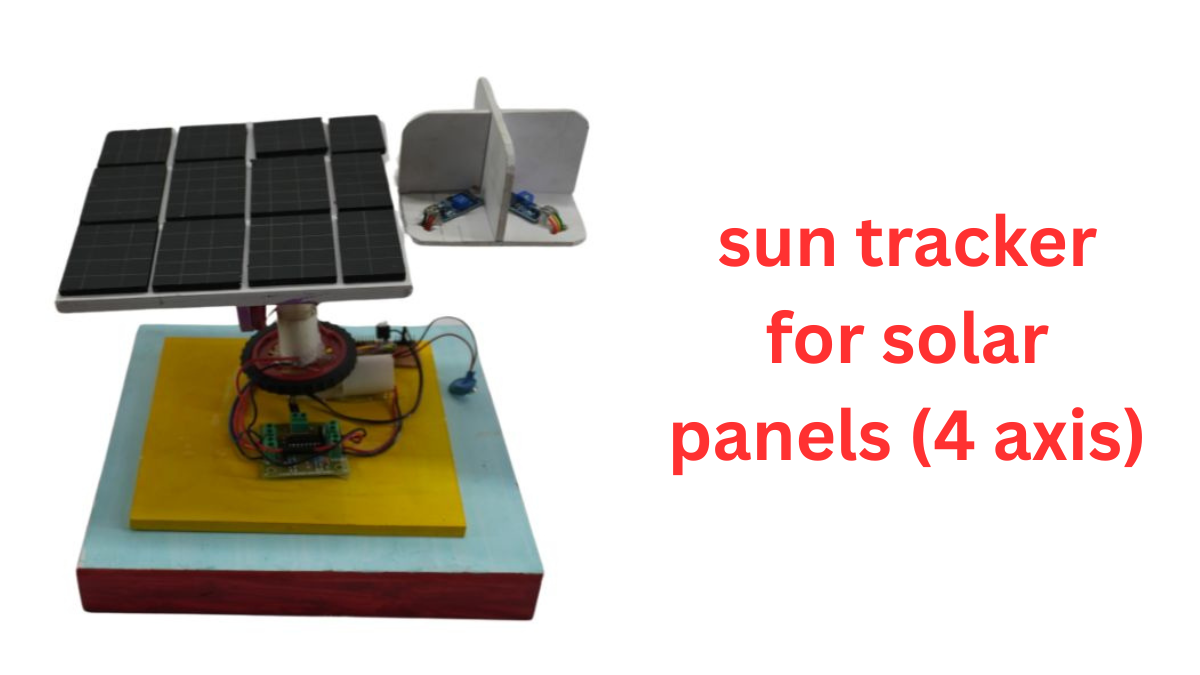 sun tracker for solar panels (4 axis)