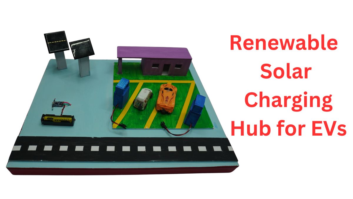 Renewable Solar Charging Hub for EVs