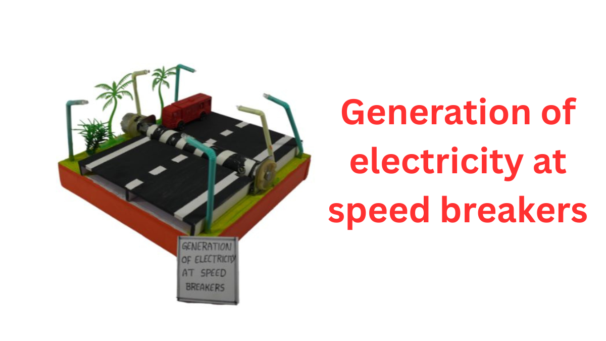 Generation of electricity at speed breakers